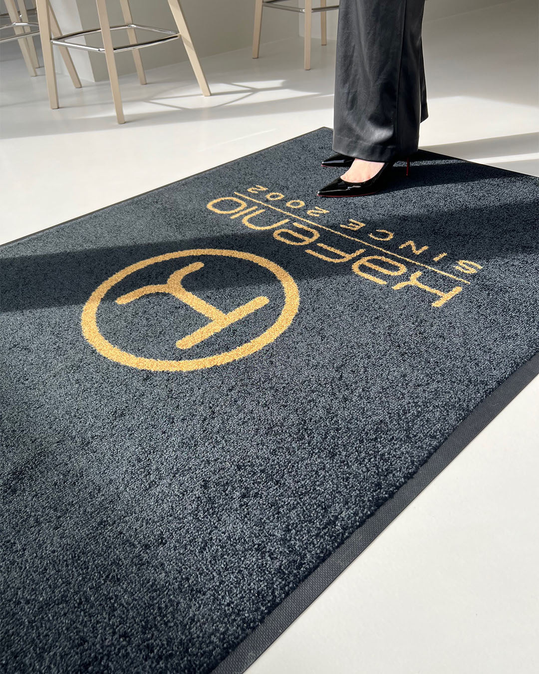 Tapis d’entrée personnalisé 85 × 115 cm